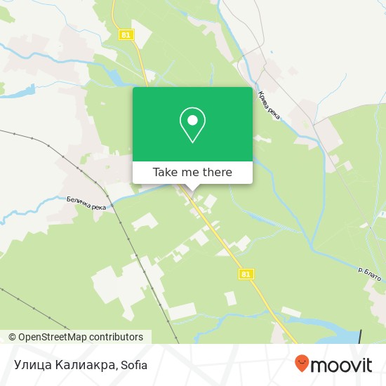 Улица Калиакра map