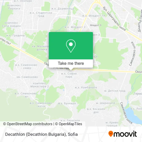 Карта Decathlon (Decathlon Bulgaria)