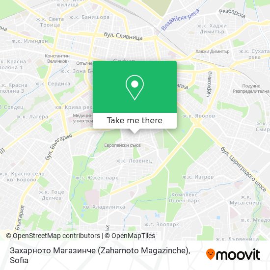 Захарното Магазинче (Zaharnoto Magazinche) map