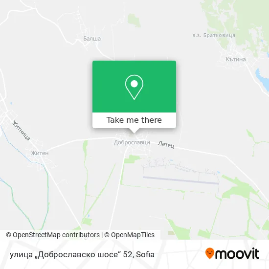 улица „Доброславско шосе“ 52 map