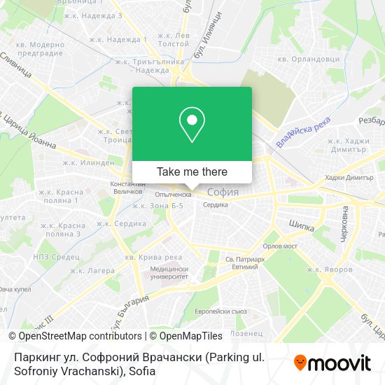 Паркинг ул. Софроний Врачански (Parking ul. Sofroniy Vrachanski) map