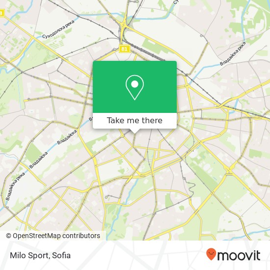 Milo Sport map