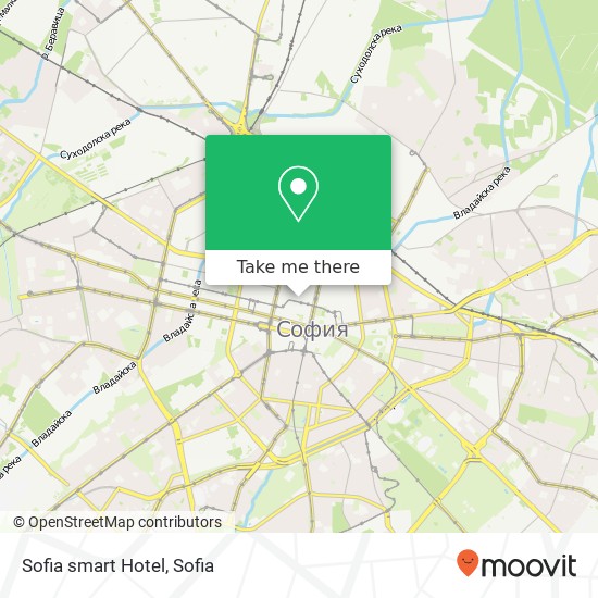 Sofia smart Hotel map