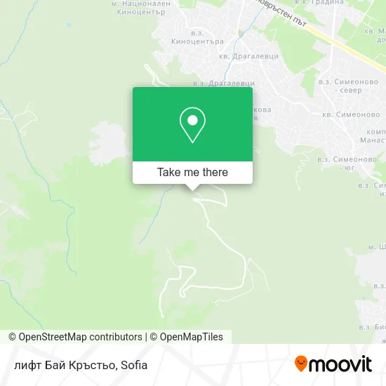 Карта лифт Бай Кръстьо