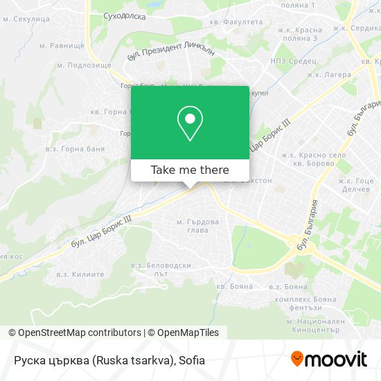 Руска църква (Ruska tsarkva) map
