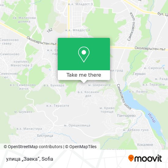 улица „Заека“ map
