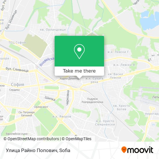 Улица Райно Попович map