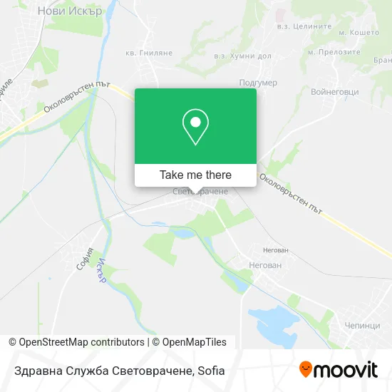 Карта Здравна Служба Световрачене