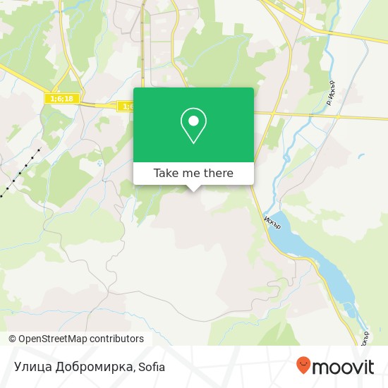 Карта Улица Добромирка