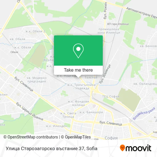 Карта Улица Старозагорско въстание 37