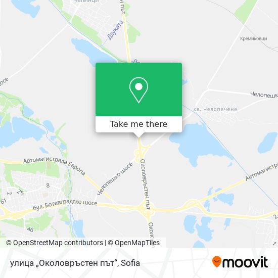 улица „Околовръстен път“ map