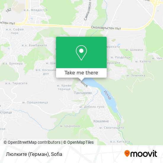 Люлките (Герман) map