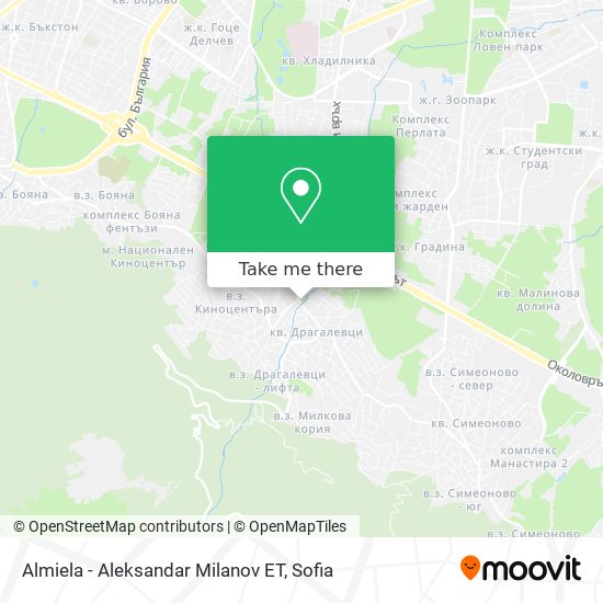 Almiela - Aleksandar Milanov ET map
