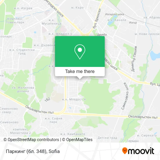 Карта Паркинг (бл. 348)