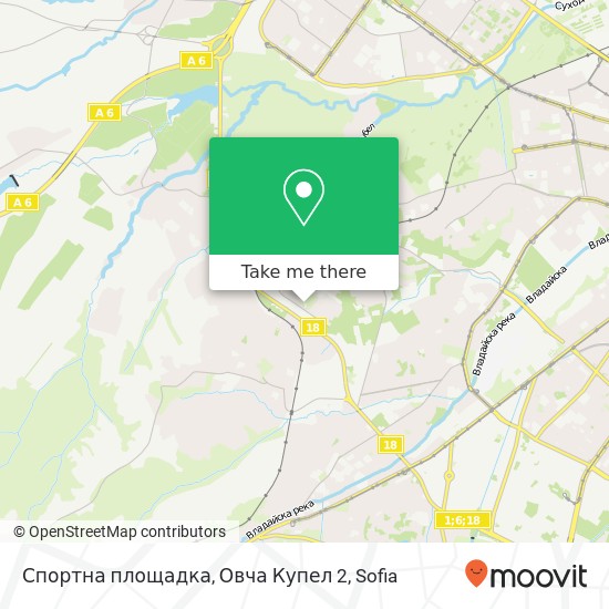 Спортна площадка, Овча Купел 2 map