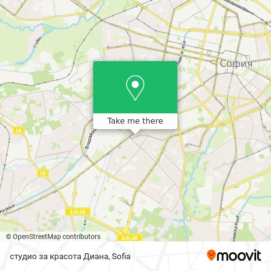 студио за красота Диана map