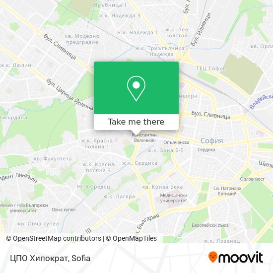 ЦПО Хипократ map