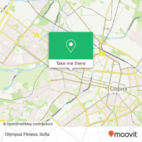Olympus Fitness map