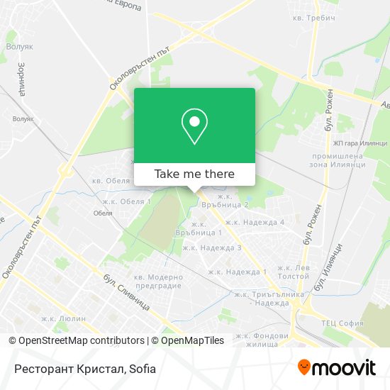 Ресторант Кристал map