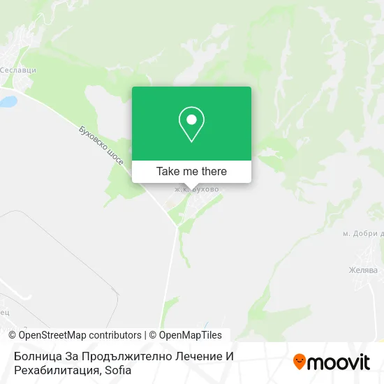 Карта Болница За Продължително Лечение И Рехабилитация
