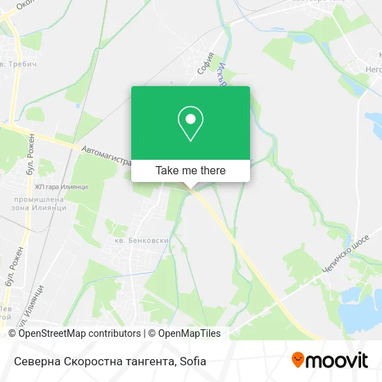 Карта Северна Скоростна тангента