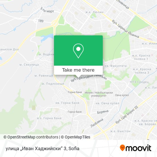 улица „Иван Хаджийски“ 3 map
