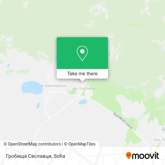 Карта Гробища Сеславци