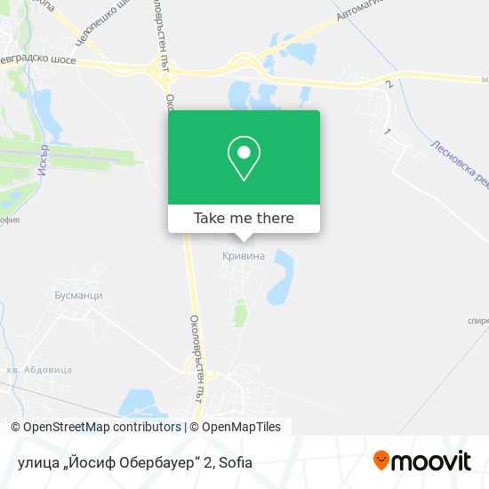улица „Йосиф Обербауер“ 2 map