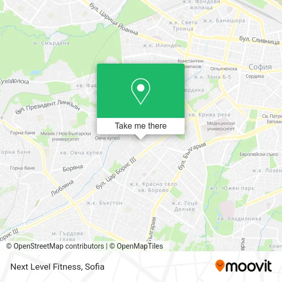 Карта Next Level Fitness
