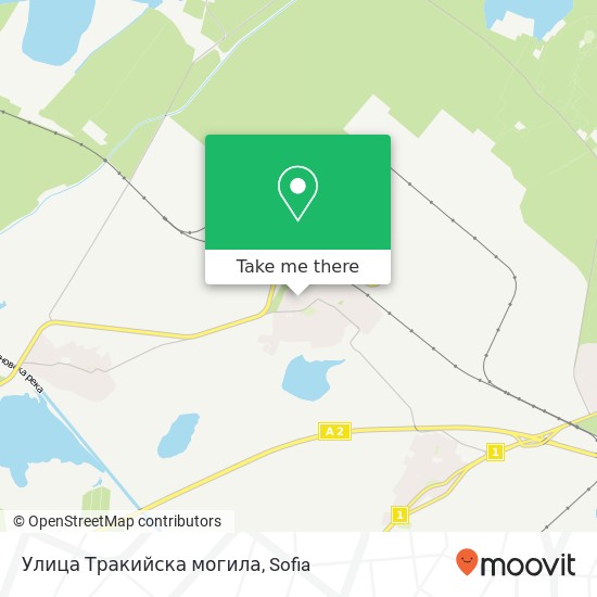 Улица Тракийска могила map