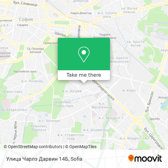 Улица Чарлз Дарвин 14Б map