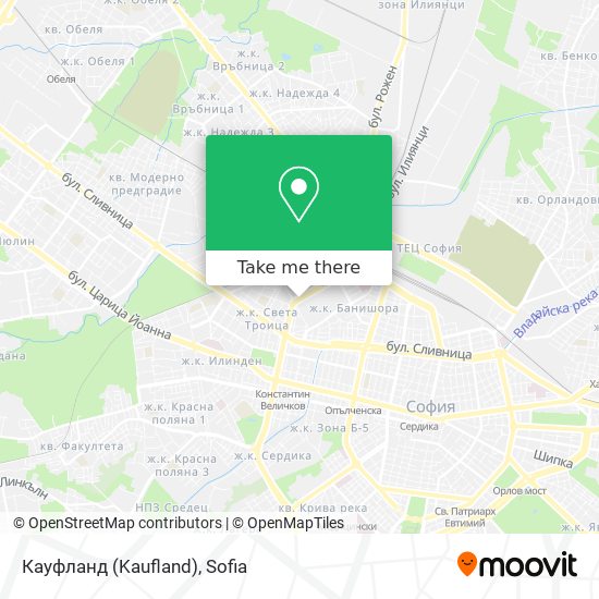 Кауфланд (Kaufland) map