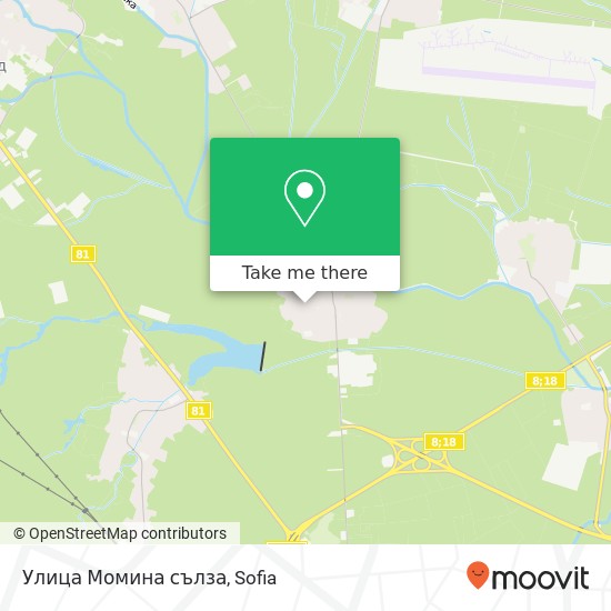 Улица Момина сълза map