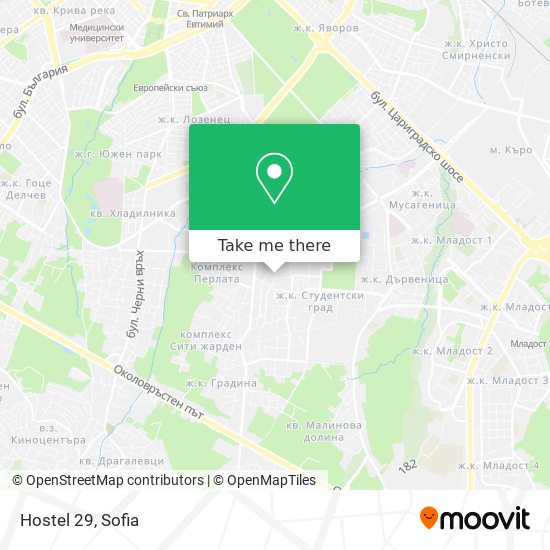 Hostel 29 map