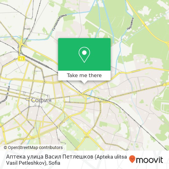 Аптека улица Васил Петлешков (Apteka ulitsa Vasil Petleshkov) map
