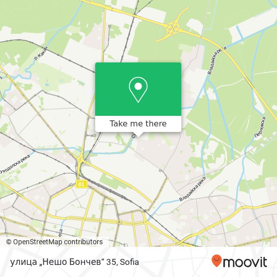 Карта улица „Нешо Бончев“ 35