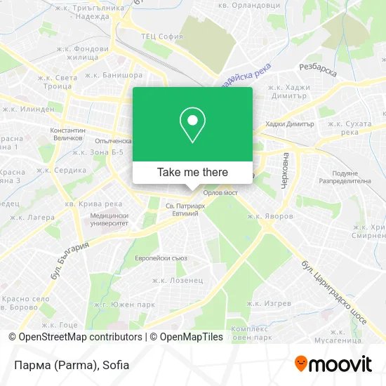 Карта Парма (Parma)