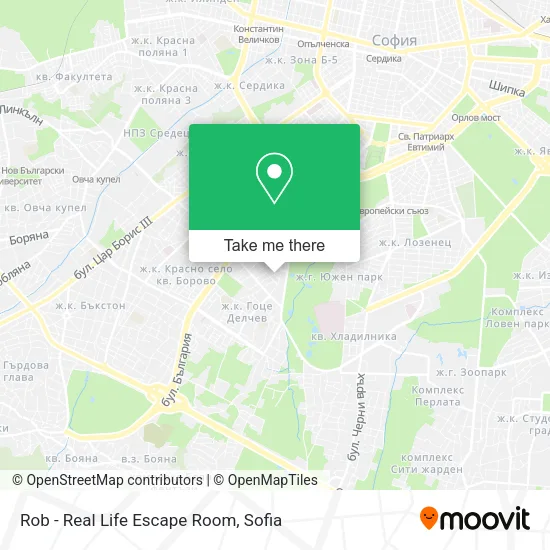 Карта Rob - Real Life Escape Room