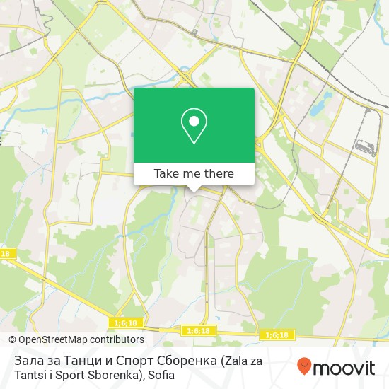 Зала за Танци и Спорт Сборенка (Zala za Tantsi i Sport Sborenka) map
