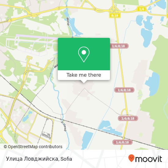 Карта Улица Ловджийска