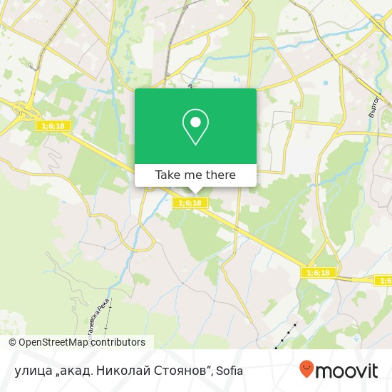 Карта улица „акад. Николай Стоянов“