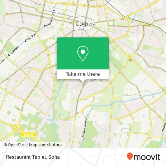 Restaurant Tabiet map