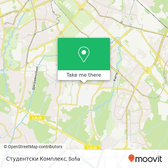 Студентски Комплекс map