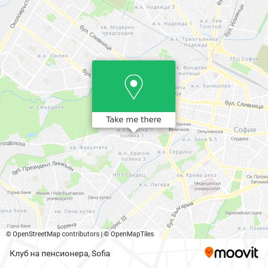 Клуб на пенсионера map