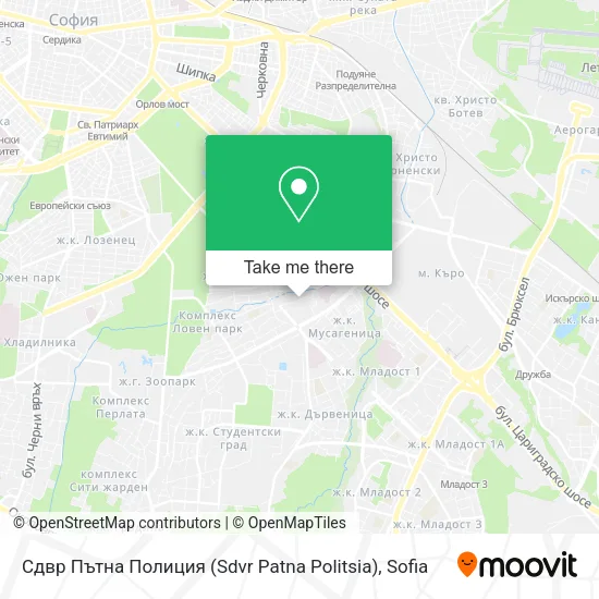 Карта Сдвр Пътна Полиция (Sdvr Patna Politsia)