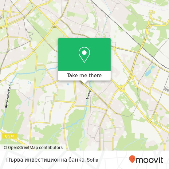 Първа инвестиционна банка map