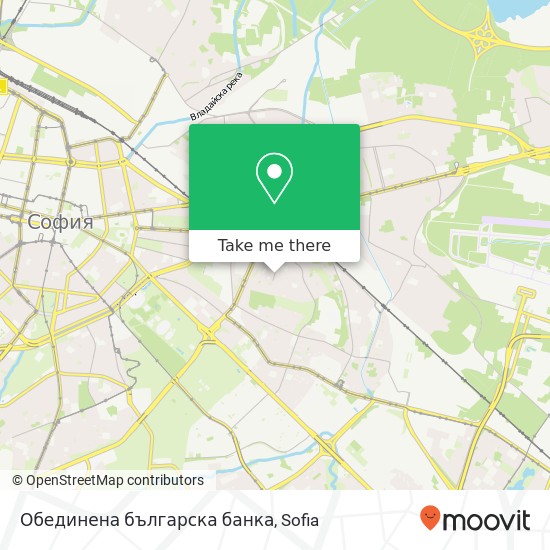 Обединена българска банка map