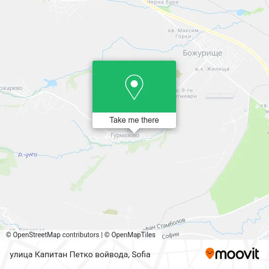 Карта улица Капитан Петко войвода