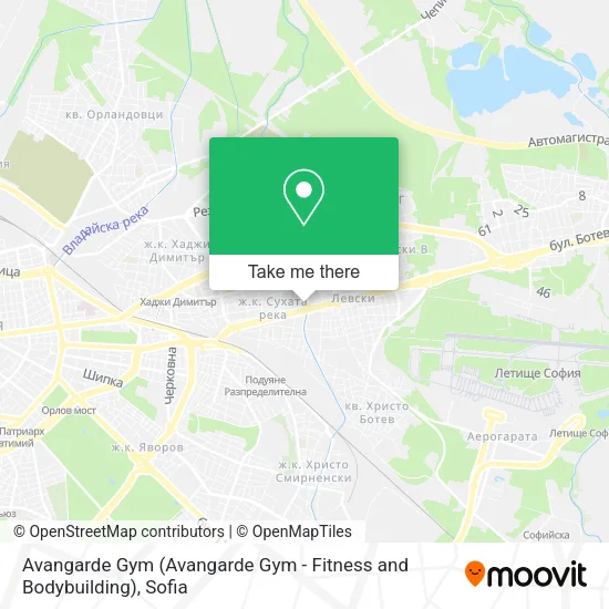 Карта Avangarde Gym (Avangarde Gym - Fitness and Bodybuilding)