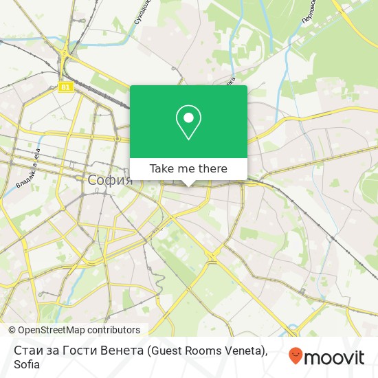 Карта Стаи за Гости Венета (Guest Rooms Veneta)